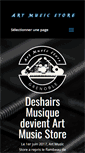 Mobile Screenshot of deshairsmusique.com