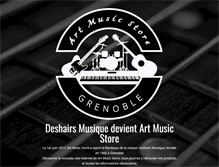 Tablet Screenshot of deshairsmusique.com